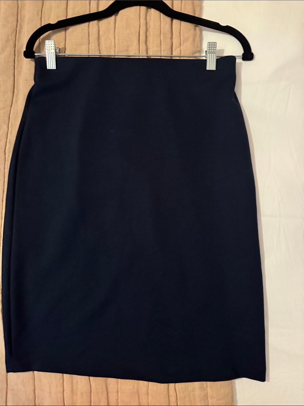 Philosophy Classic Navy Pencil Skirt